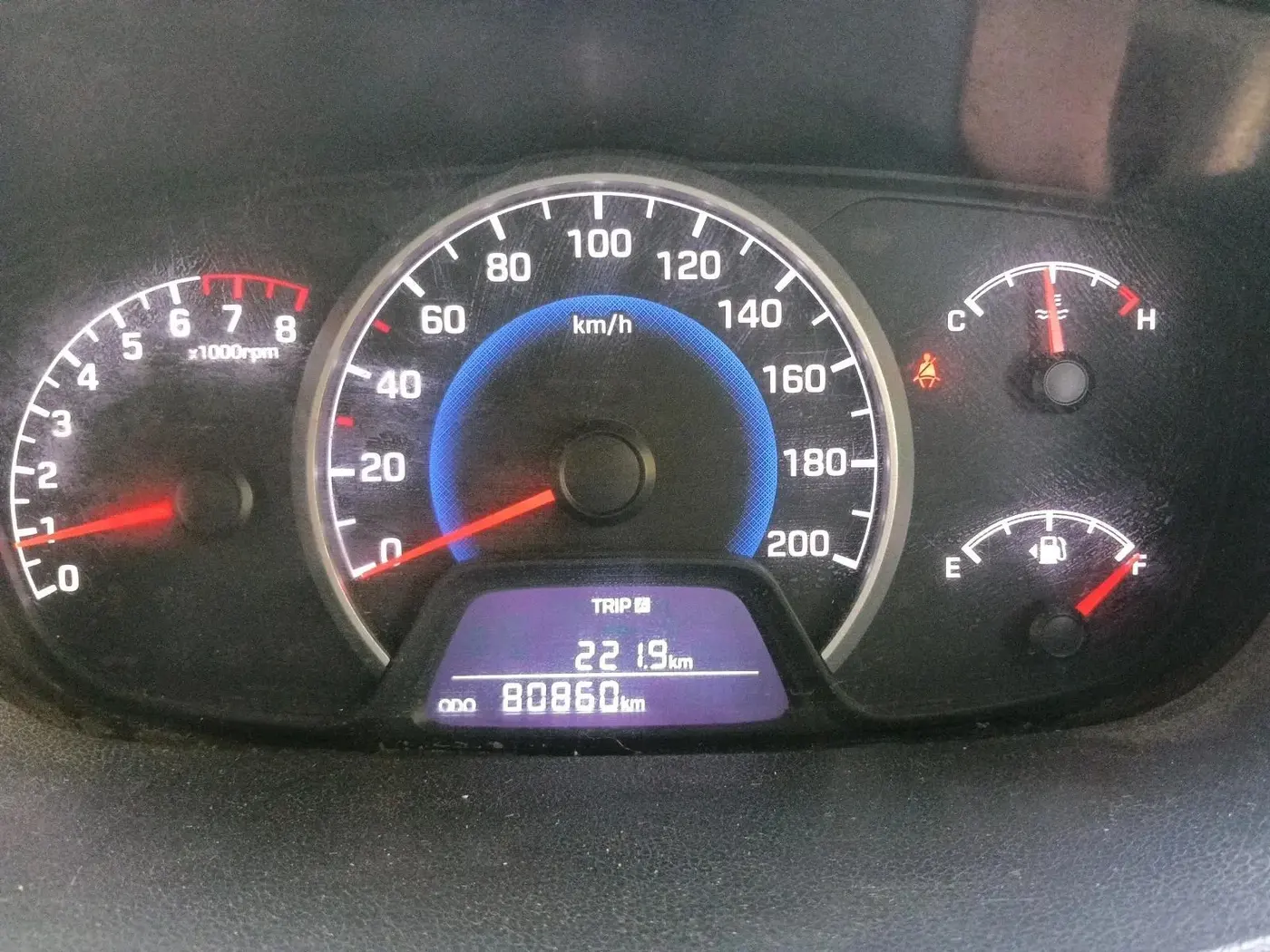 2018 Hyundai Grand i10 MAGNA 1.2 KAPPA VTVT, CNG, Manual, 80,859 km, interior