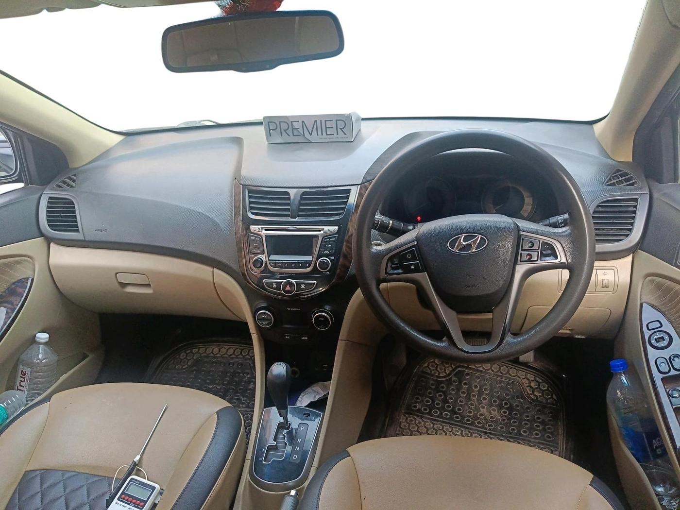 2015 Hyundai Verna FLUIDIC 4S 1.6 VTVT S AT, Petrol, Automatic, 64,784 km, interior