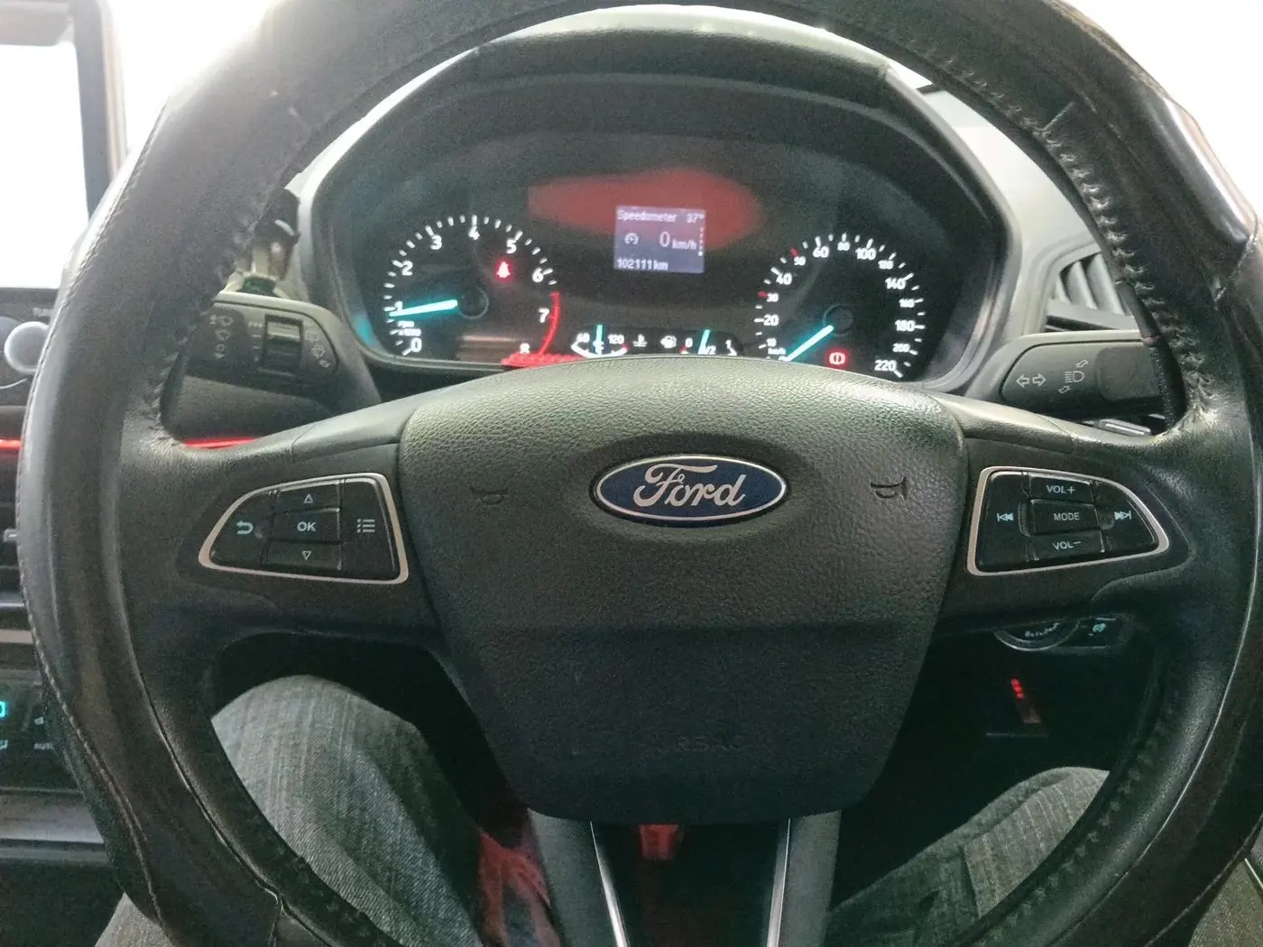 2018 Ford Ecosport TITANIUM 1.5L PETROL, Petrol, Manual, 1,02,111 km, interior