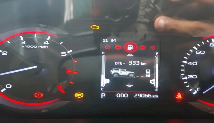 2021 Mahindra Thar LX PETROL HT 4WD AT, Petrol, Automatic, 29,066 km, interior