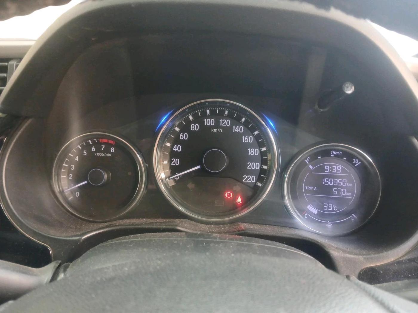 2019 Honda City 1.5L I-VTEC V MT, CNG, Manual, 1,50,350 km, interior