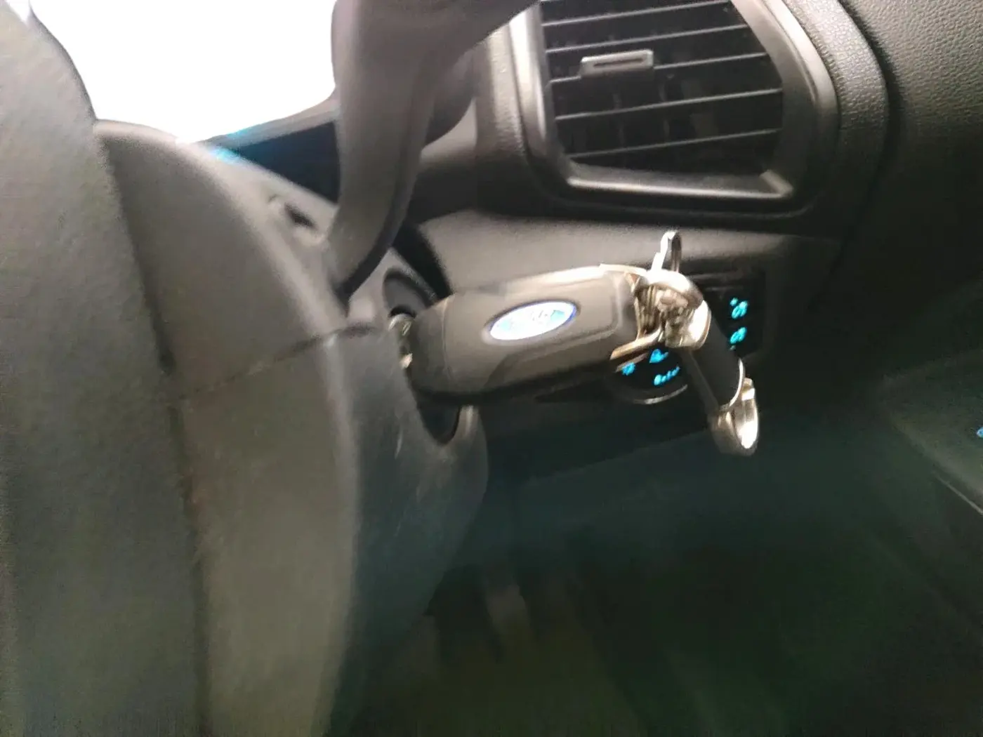 2018 Ford Ecosport TREND + 1.5L PETROL AT, Petrol, Automatic, 50,739 km, interior