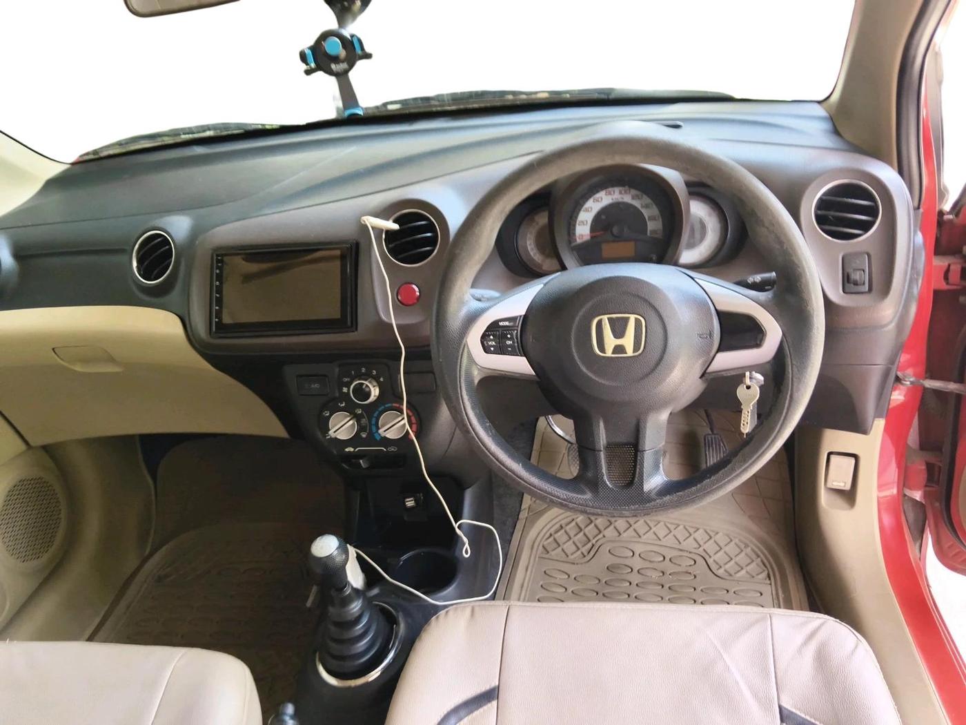 2012 Honda Brio S MT, Petrol, Manual, 48,064 km, interior
