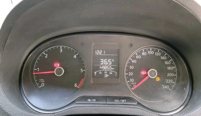 2017 Volkswagen Ameo TRENDLINE 1.5L, Diesel, Manual, 1,49,850 km, interior
