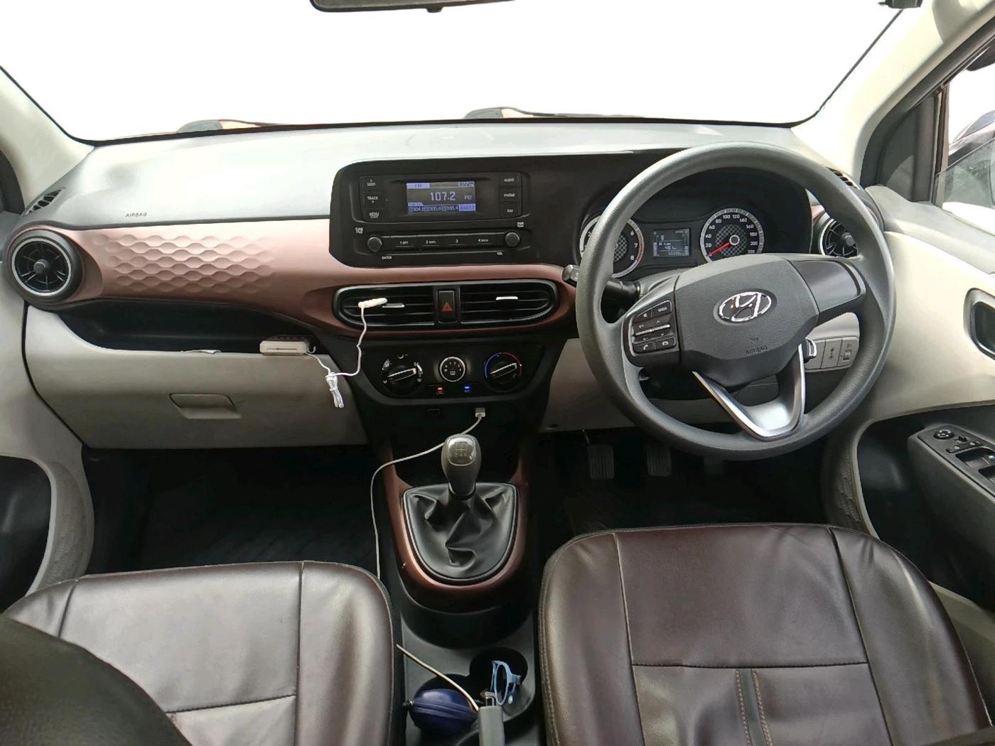 2022 Hyundai AURA S 1.2 CNG, CNG, Manual, 50,339 km, interior