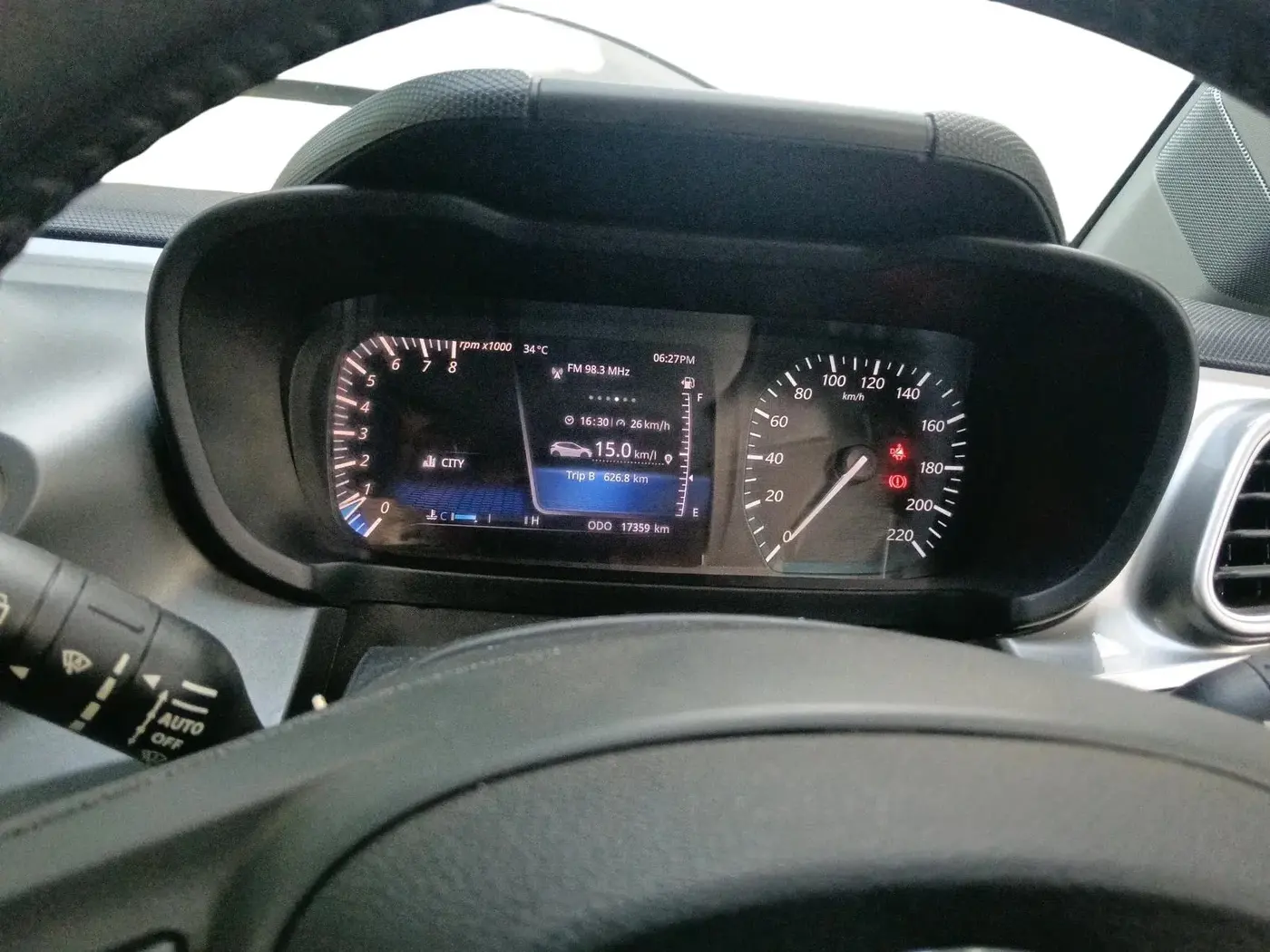 2022 Tata ALTROZ XZ PLUS I-TURBO PETROL, Petrol, Manual, 17,359 km, interior