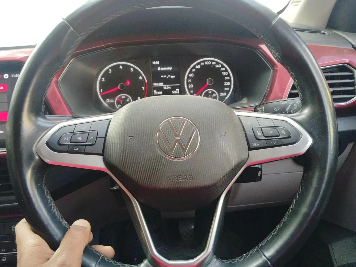2022 Volkswagen TAIGUN GT 1.5 TSI MT, Petrol, Manual, 23,848 km, interior