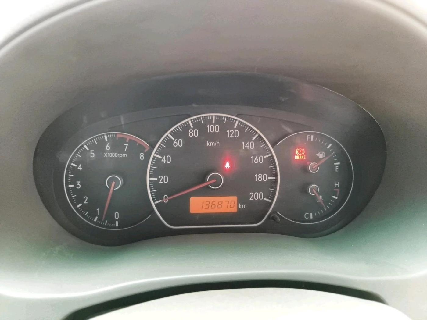2011 Maruti SX4 VXI, CNG, Manual, 1,36,870 km, interior