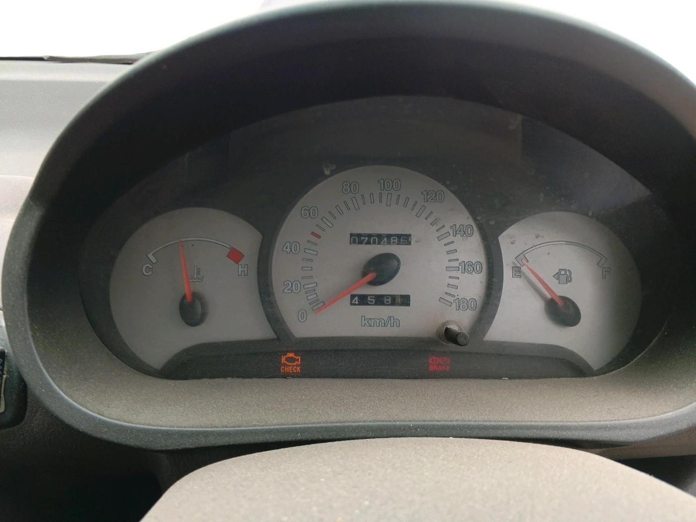 2014 Hyundai Santro Xing GLS, CNG, Manual, 70,486 km, interior