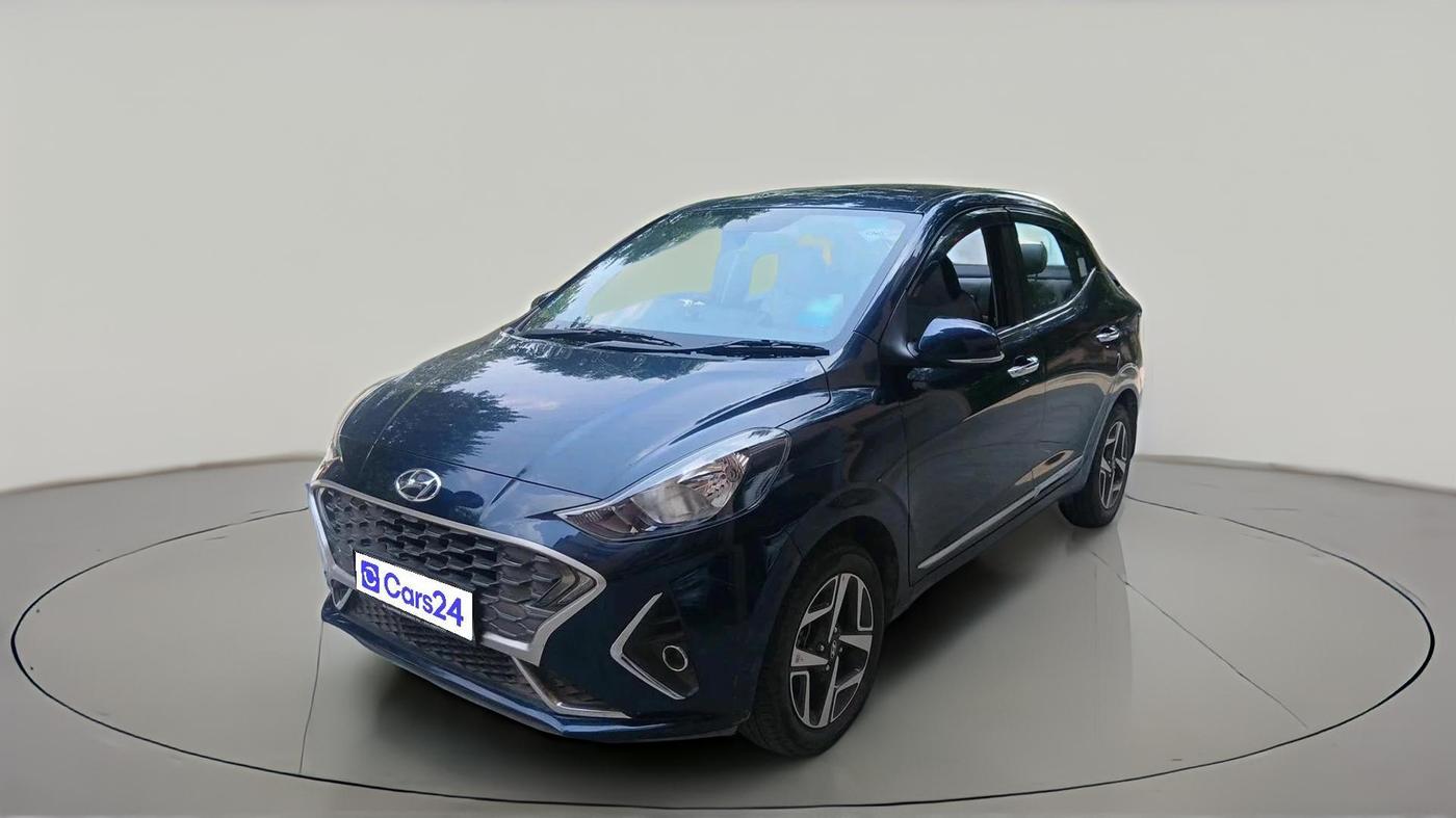 2022 Hyundai AURA SX 1.2 CNG, CNG, Manual, 37,596 km, exterior