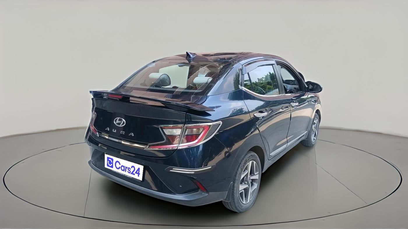 2022 Hyundai AURA SX 1.2 CNG, CNG, Manual, 37,596 km, exterior
