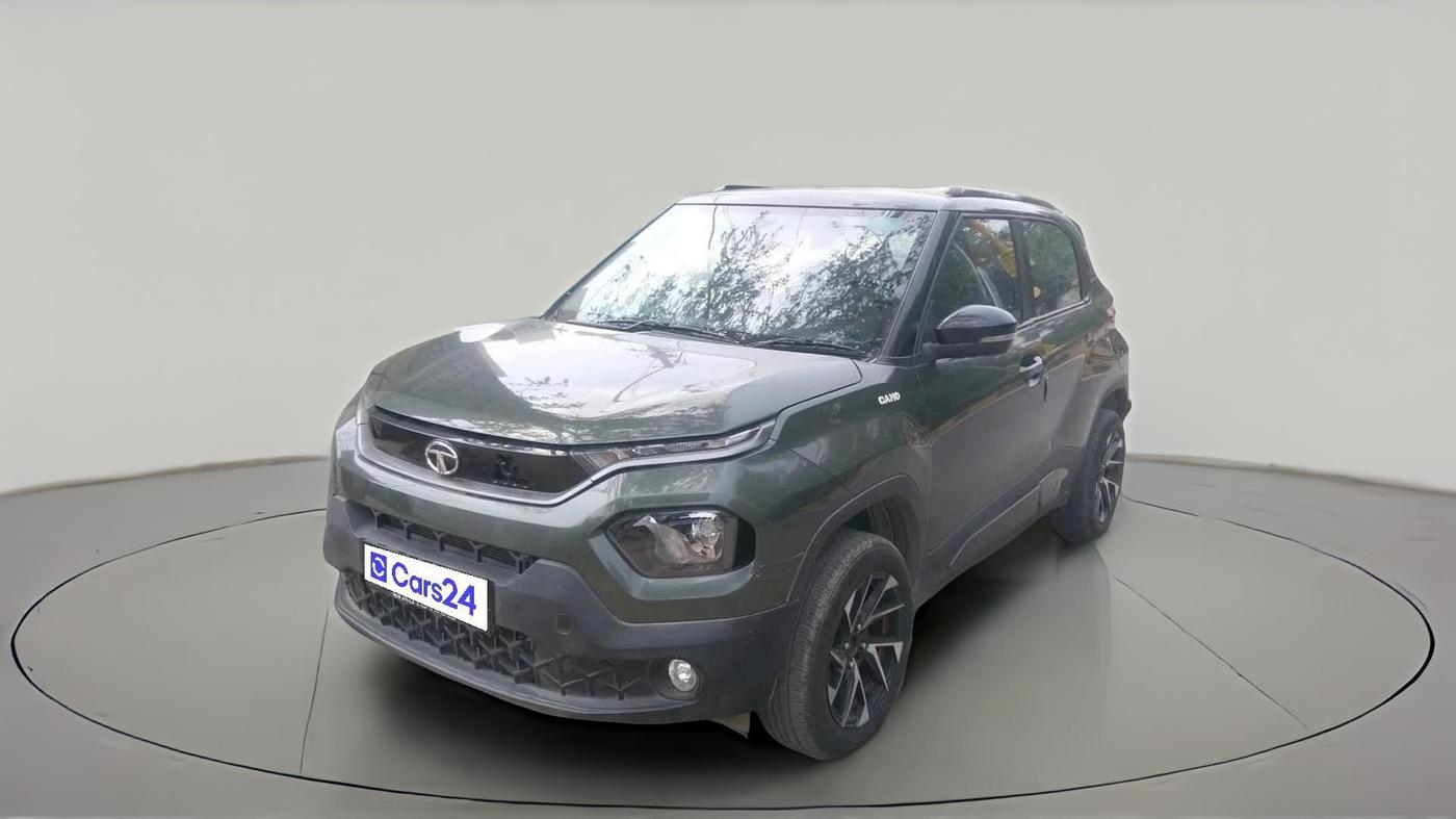 2023 Tata PUNCH ADVENTURE RHYTHM CAMO EDITION AMT, Petrol, Automatic, 55,269 km, exterior