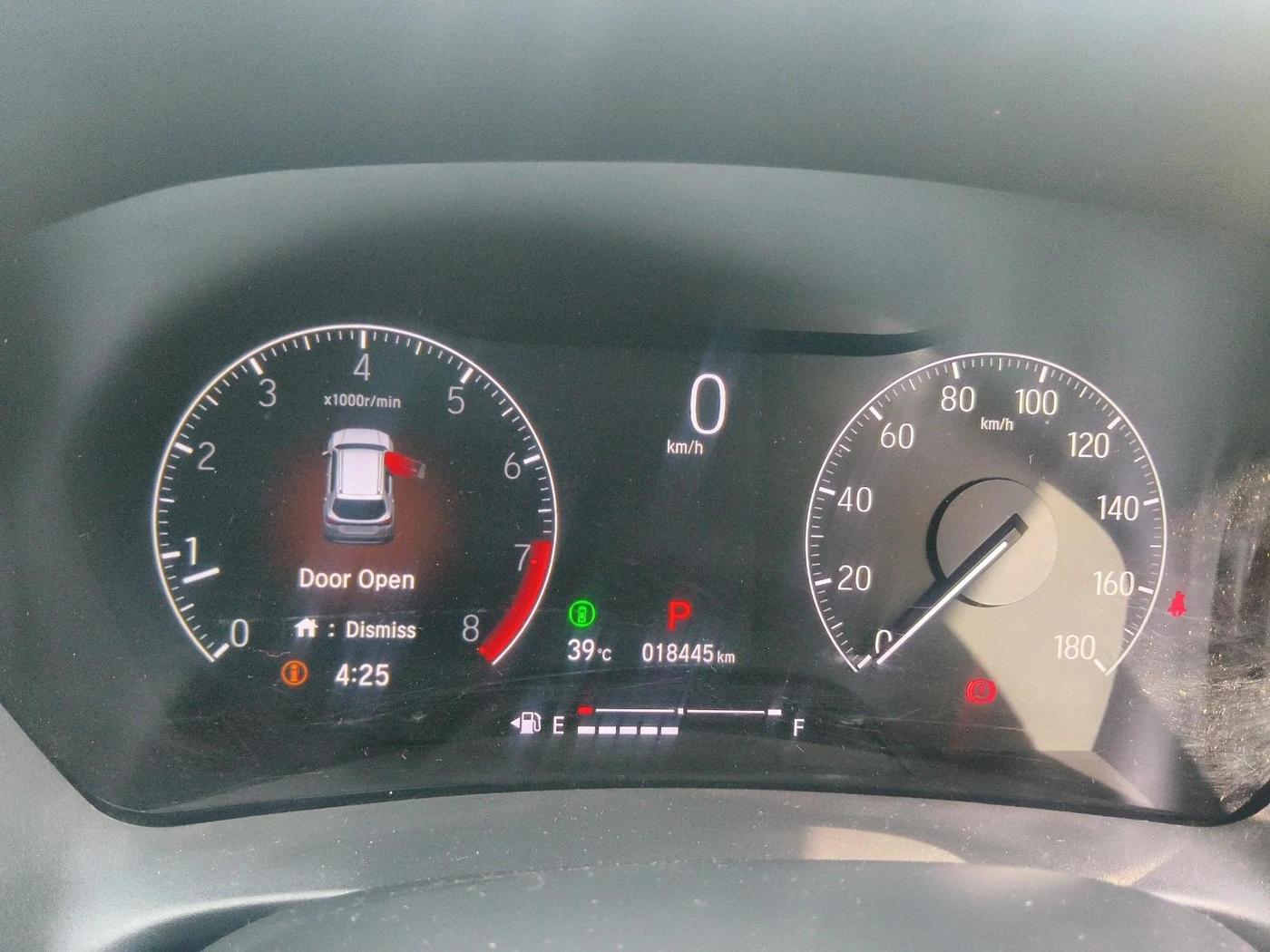 2025 Honda ELEVATE ZX CVT Black Edition, Petrol, Automatic, 18,445 km, interior