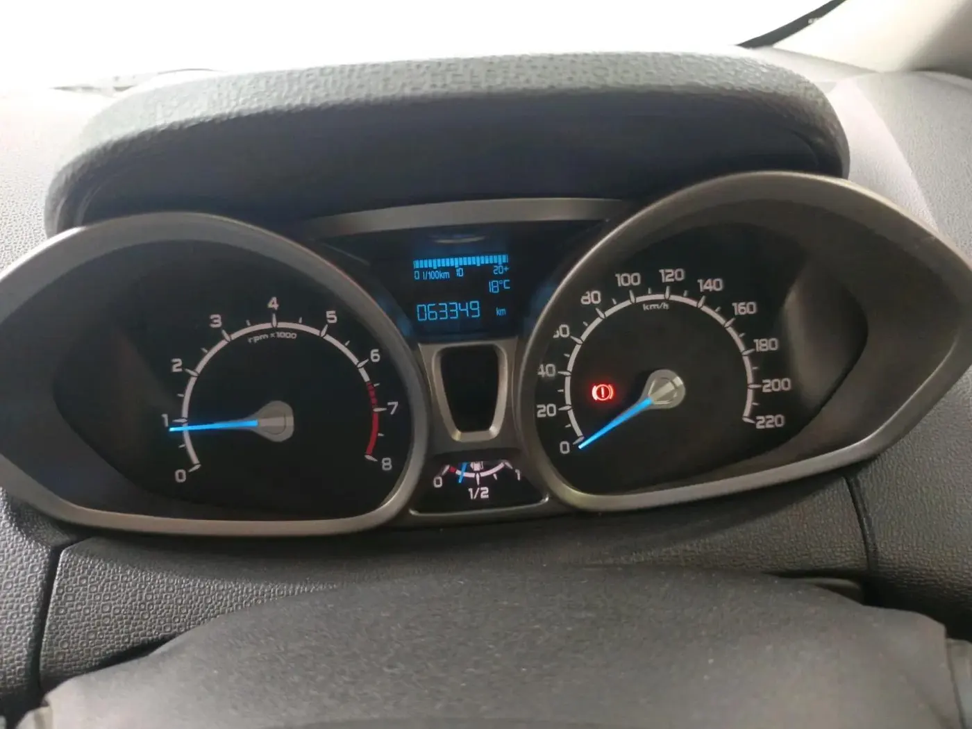 2013 Ford Ecosport TITANIUM 1.5L PETROL, Petrol, Manual, 63,349 km, interior