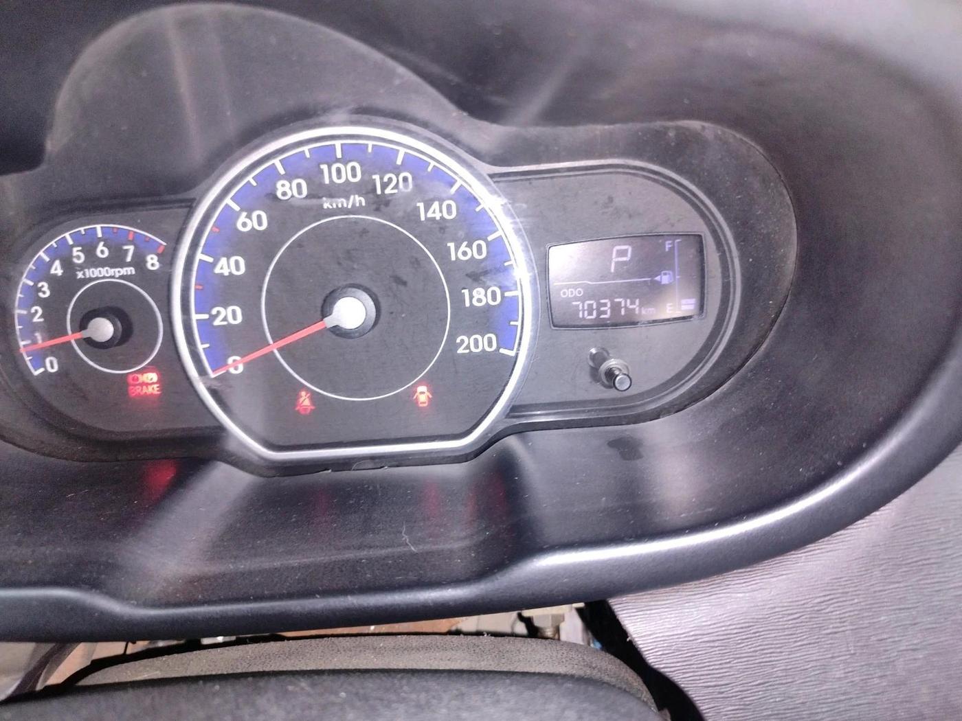 2011 Hyundai i10 SPORTZ 1.2 AT, Petrol, Automatic, 70,374 km, interior