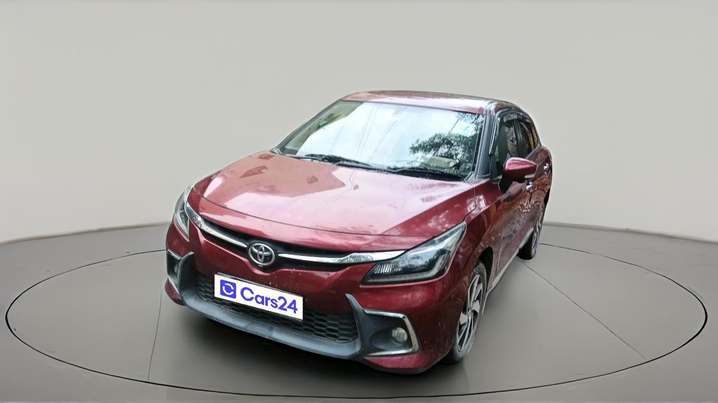 2022 Toyota Glanza V AMT, Petrol, Automatic, 13,714 km, exterior