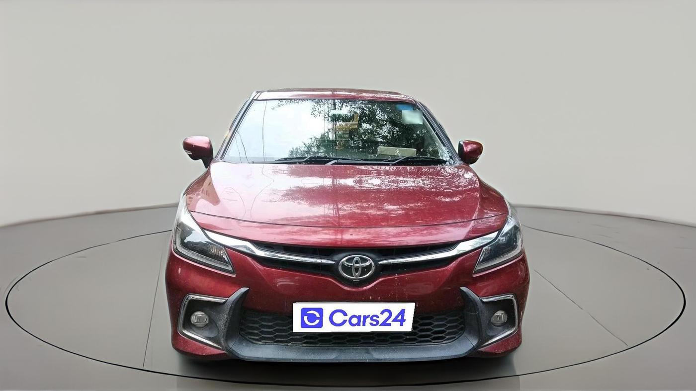 2022 Toyota Glanza V AMT, Petrol, Automatic, 13,714 km, exterior