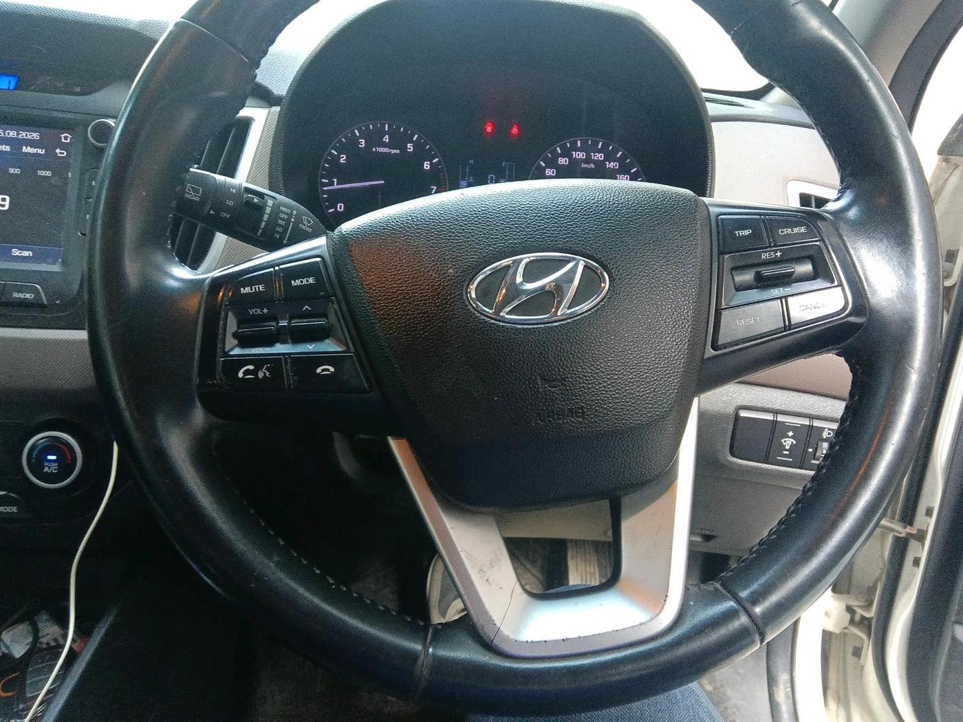 2019 Hyundai Creta SX AT 1.6 PETROL, Petrol, Automatic, 81,505 km, interior