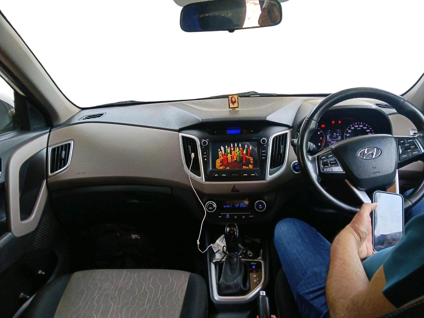 2019 Hyundai Creta SX AT 1.6 PETROL, Petrol, Automatic, 1,17,826 km, interior