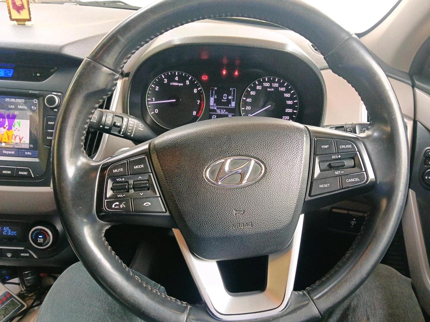 2019 Hyundai Creta SX AT 1.6 PETROL, Petrol, Automatic, 1,17,826 km, interior