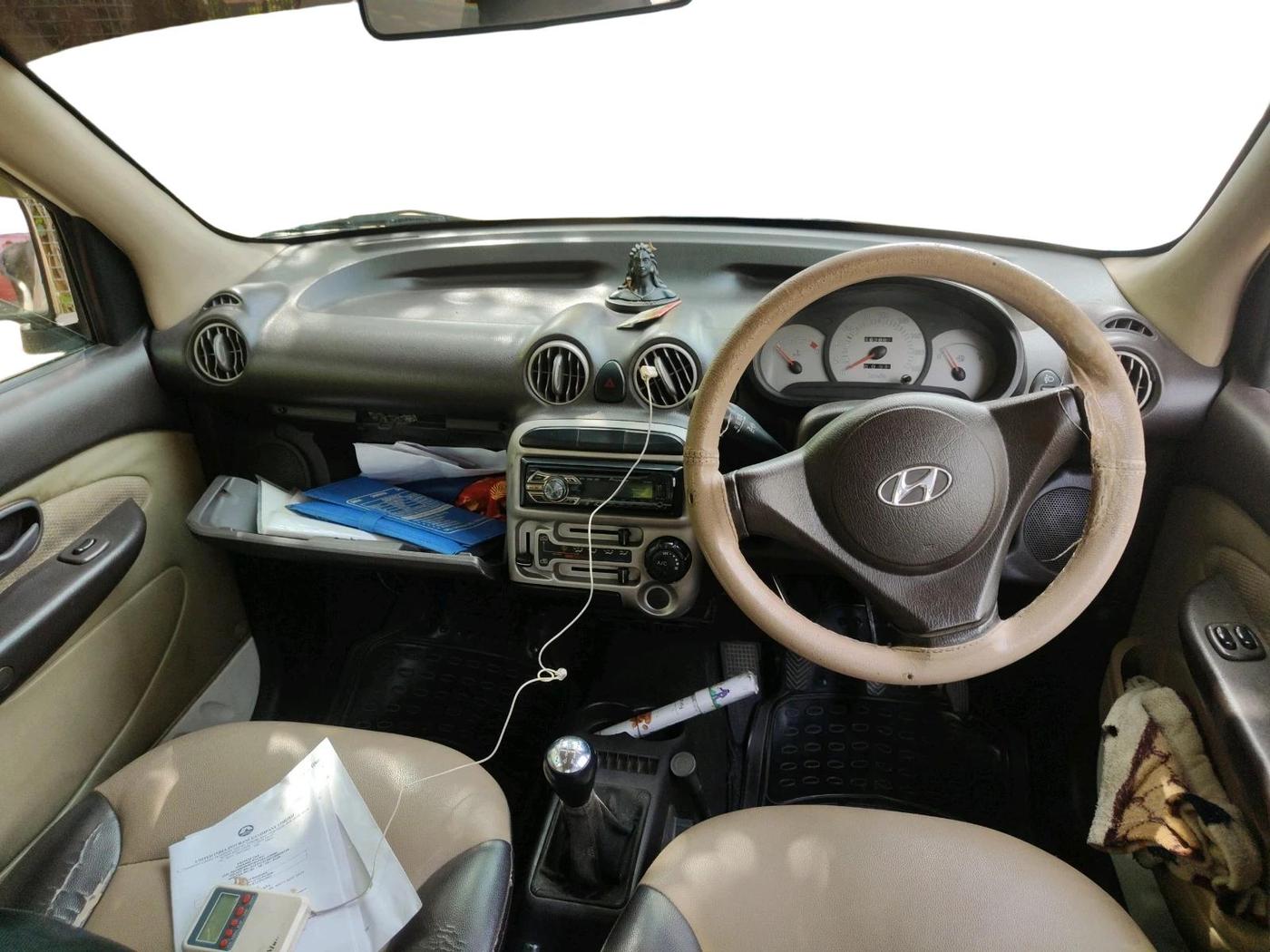 2013 Hyundai Santro Xing GL, CNG, Manual, 1,62,881 km, interior