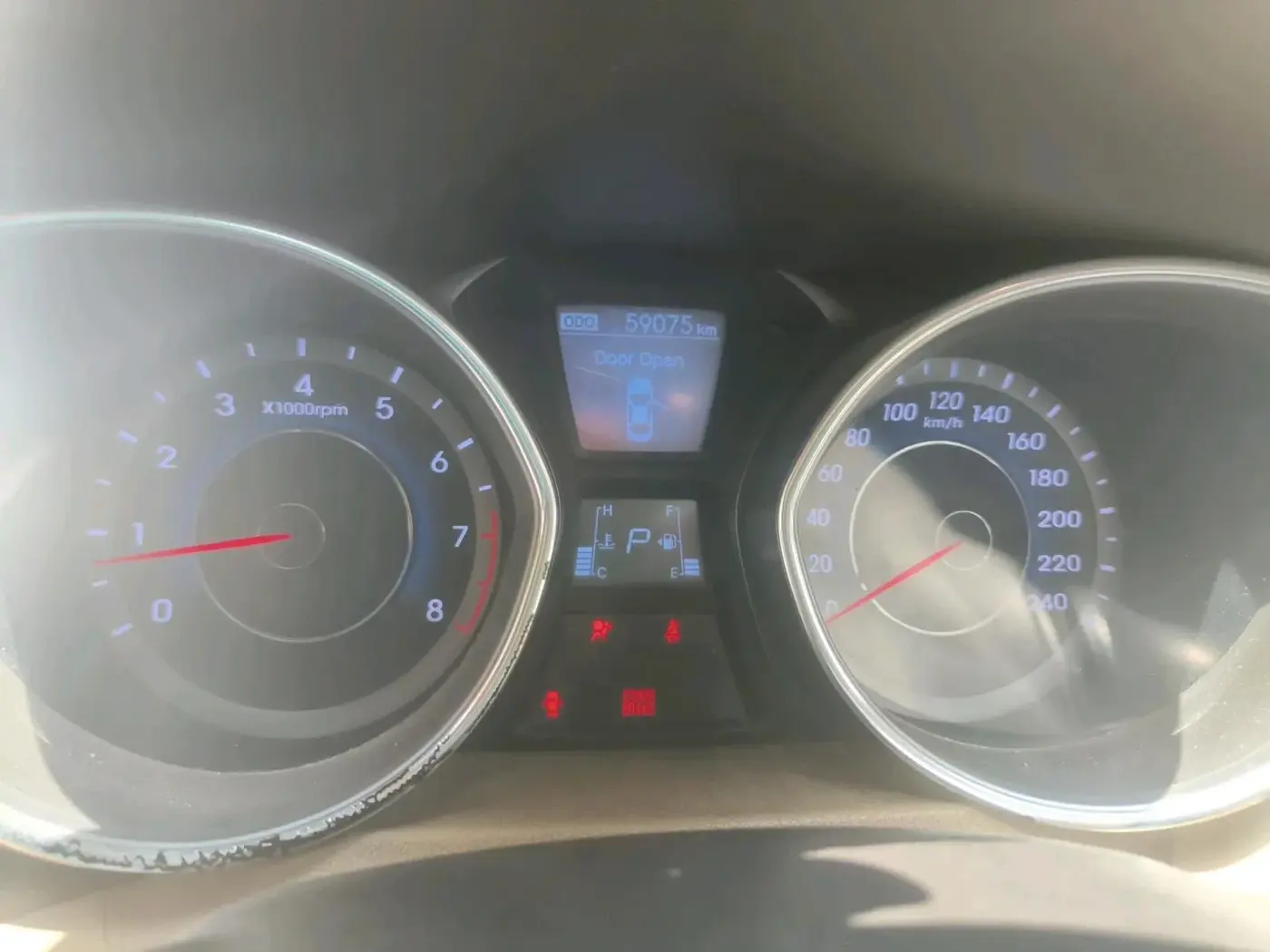2014 Hyundai New Elantra 1.8 SX AT VTVT, Petrol, Automatic, 59,075 km, interior