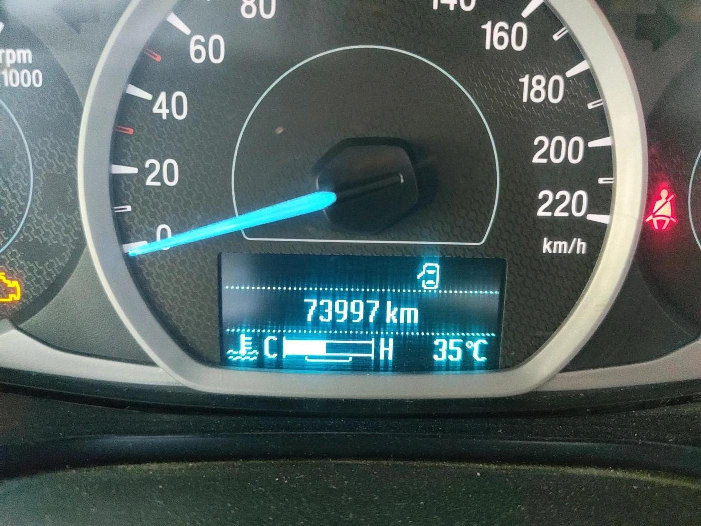 2020 Ford New Figo TITANIUM 1.2 PETROL MT, Petrol, Manual, 73,997 km, interior