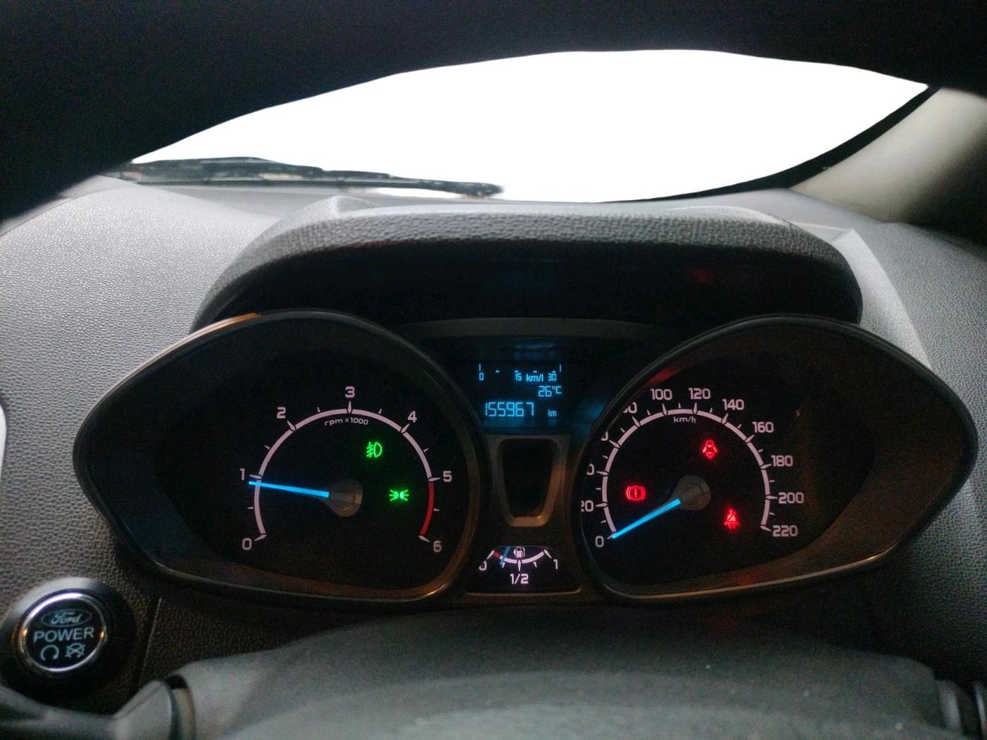 2016 Ford Ecosport TITANIUM 1.5L DIESEL, Diesel, Manual, 1,55,967 km, interior