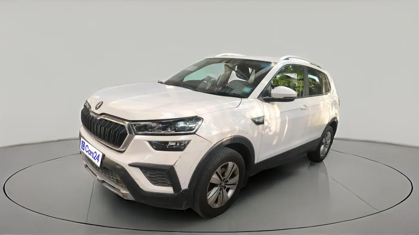 2021 Skoda KUSHAQ AMBITION 1.0L TSI AT, Petrol, Automatic, 53,078 km, exterior