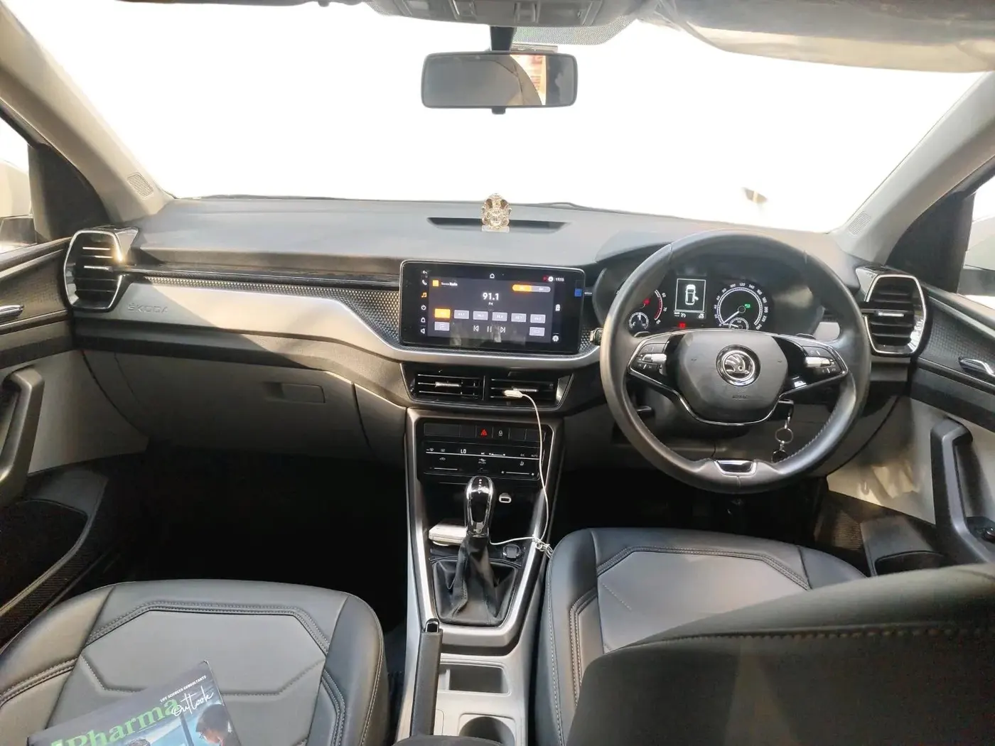 2021 Skoda KUSHAQ AMBITION 1.0L TSI AT, Petrol, Automatic, 53,078 km, interior