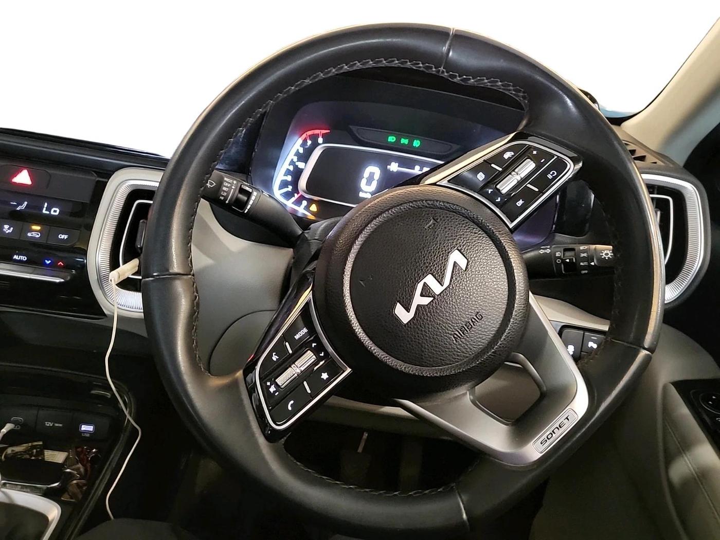 2024 KIA SONET HTX 1.0 TURBO PETROL IMT, Petrol, Manual, 15,278 km, interior