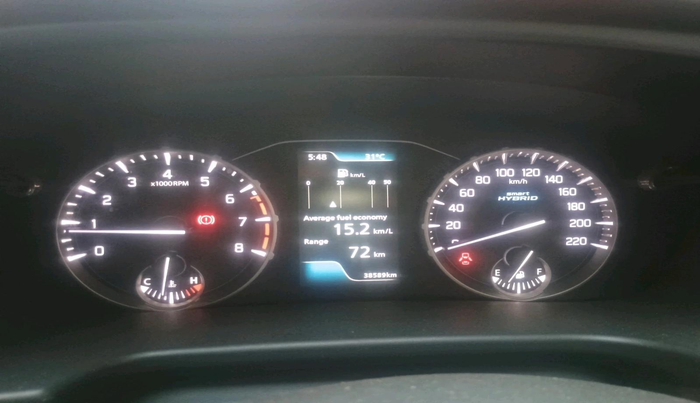 2022 Maruti BREZZA ZXI + SMART HYBRID, Petrol, Manual, 38,589 km, interior