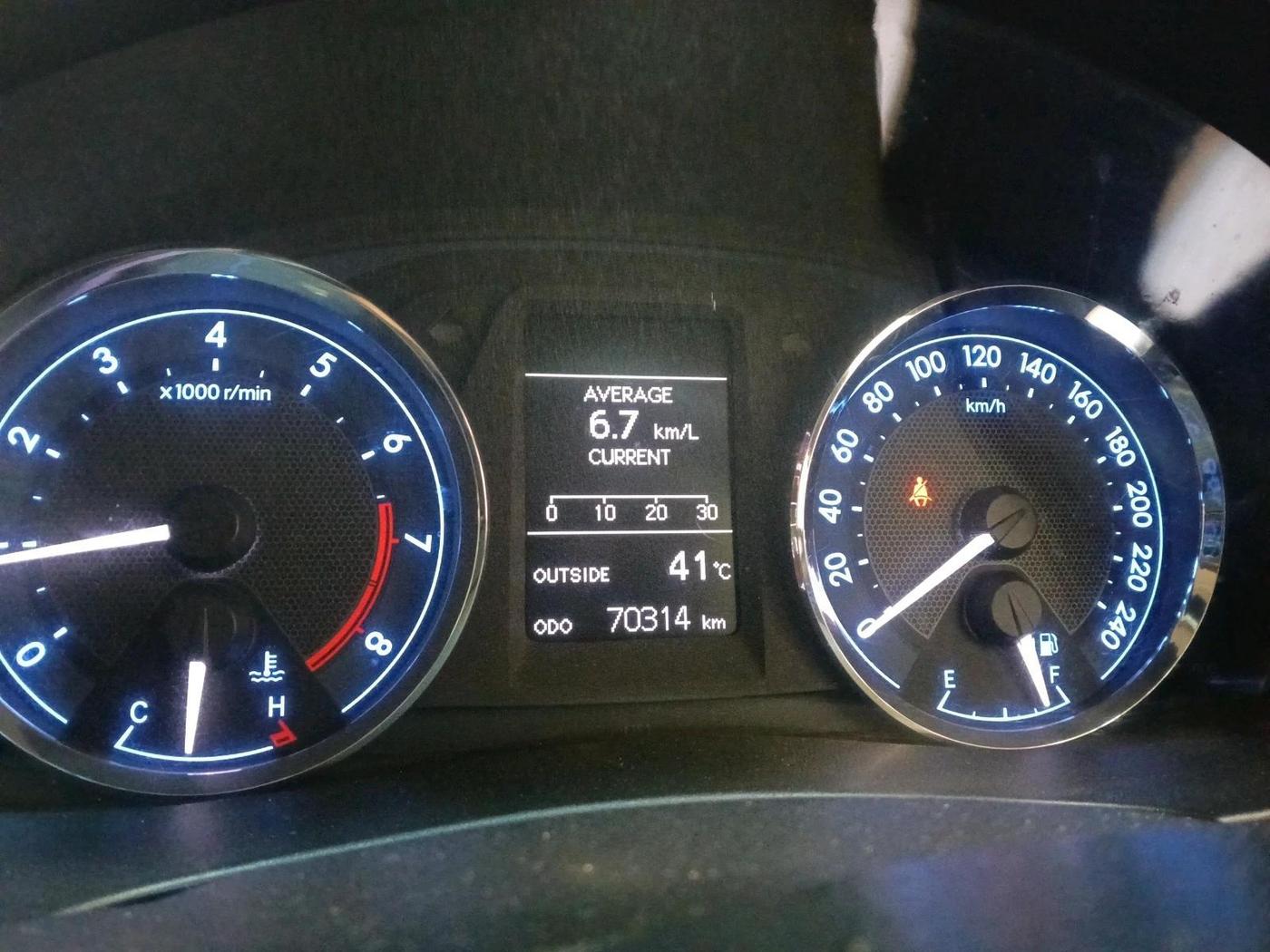 2015 Toyota Corolla Altis G PETROL, Petrol, Manual, 70,314 km, interior