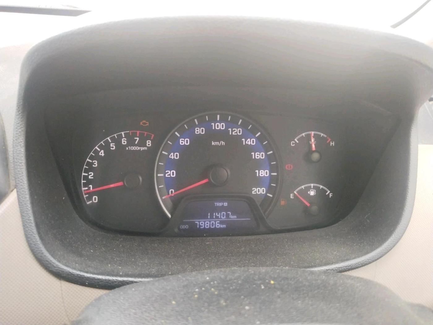 2014 Hyundai Xcent S 1.2, CNG, Manual, 79,806 km, interior