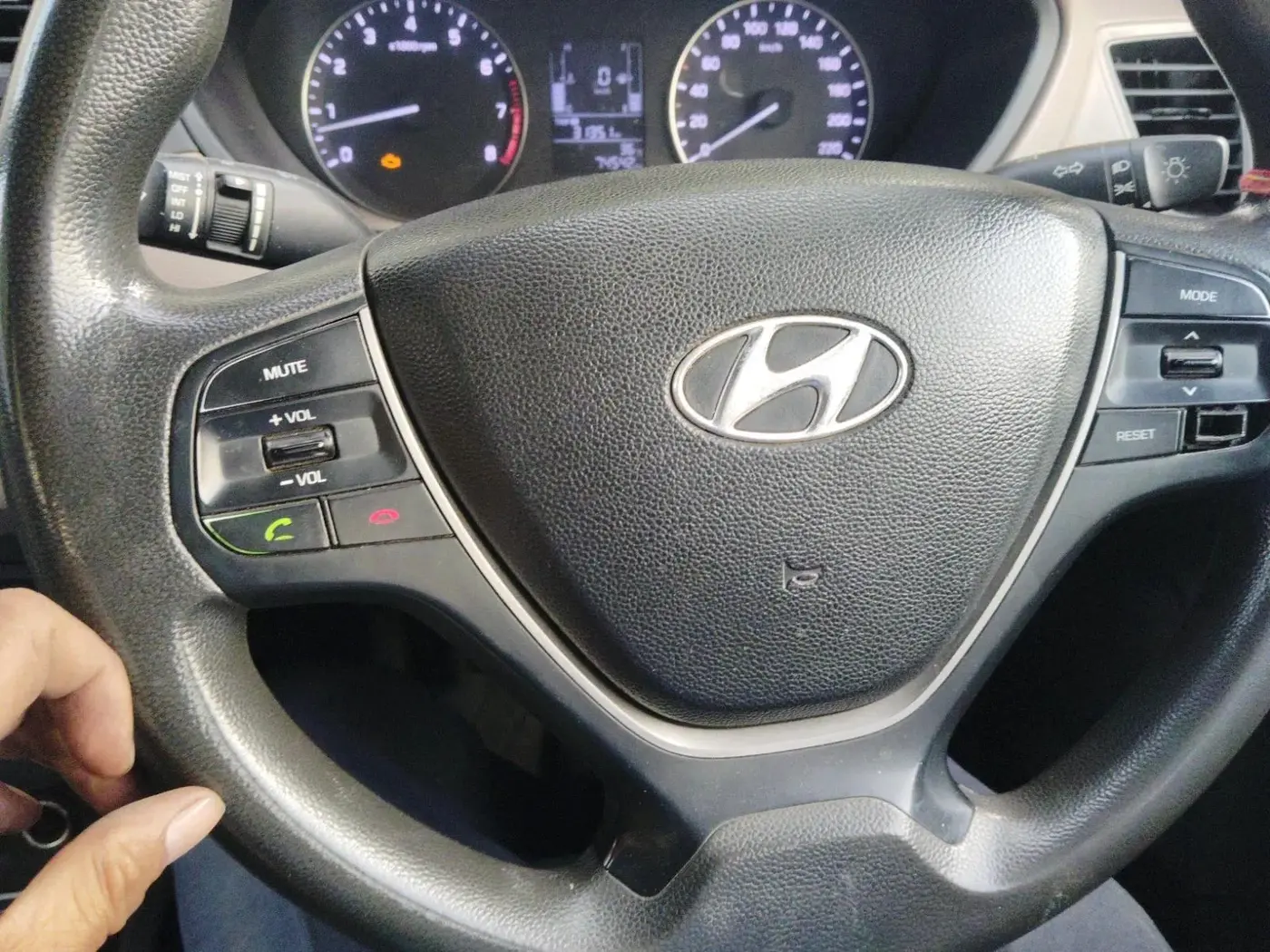 2014 Hyundai Elite i20 MAGNA 1.2, CNG, Manual, 74,542 km, interior