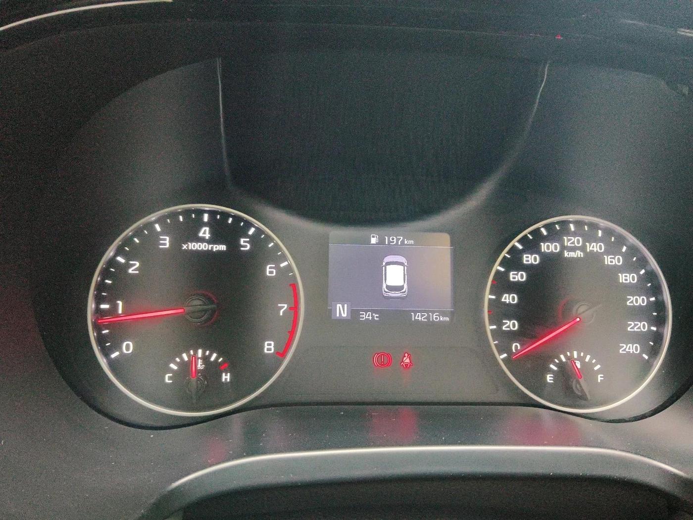 2022 KIA SELTOS HTK PLUS 1.5 IMT, Petrol, Manual, 14,216 km, interior