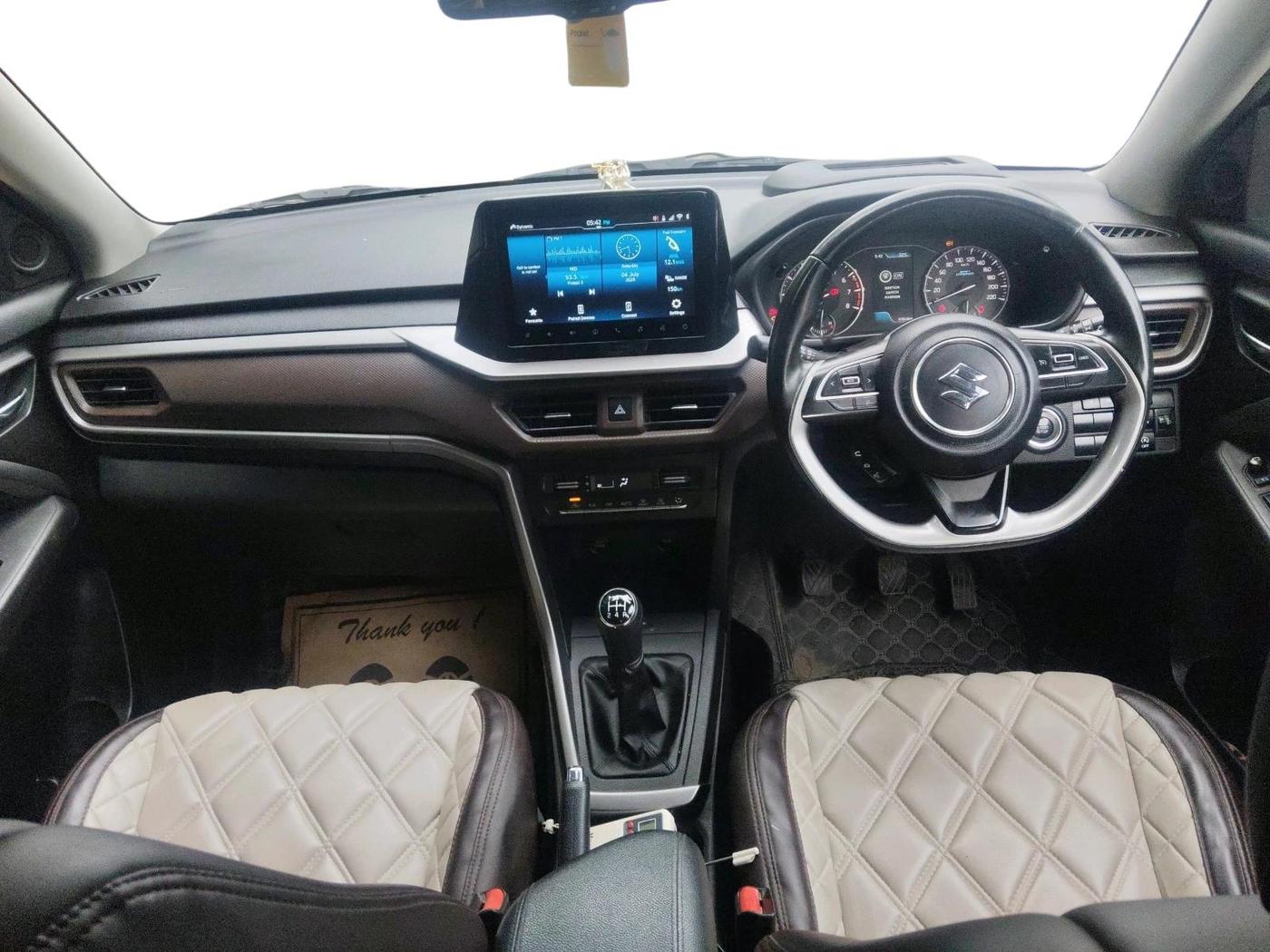 2023 Maruti BREZZA ZXI + SMART HYBRID, Petrol, Manual, 67,833 km, interior
