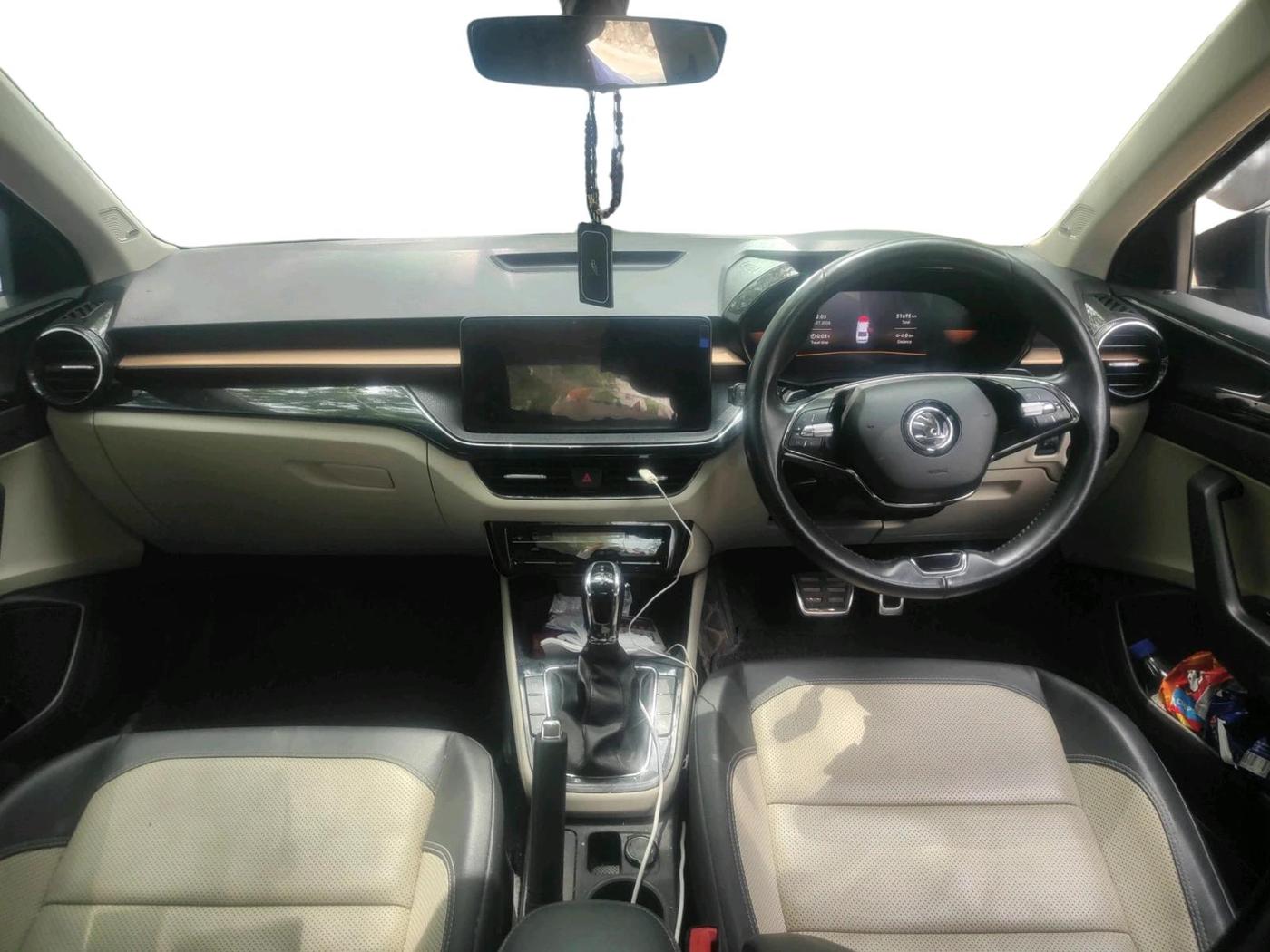 2023 Skoda SLAVIA STYLE 1.5L TSI DSG, Petrol, Automatic, 51,697 km, interior
