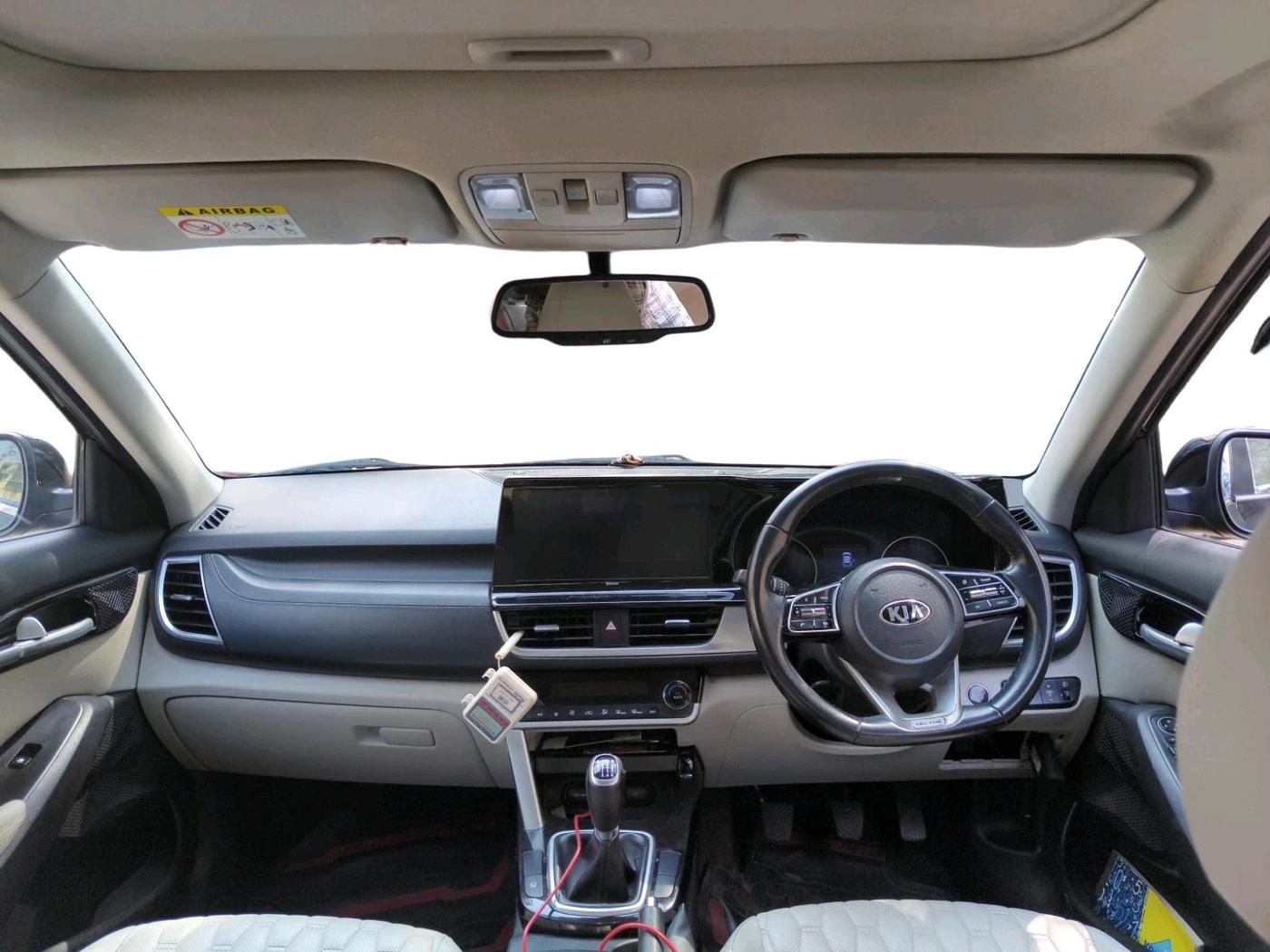 2020 KIA SELTOS HTX 1.5 PETROL, Petrol, Manual, 1,01,000 km, interior