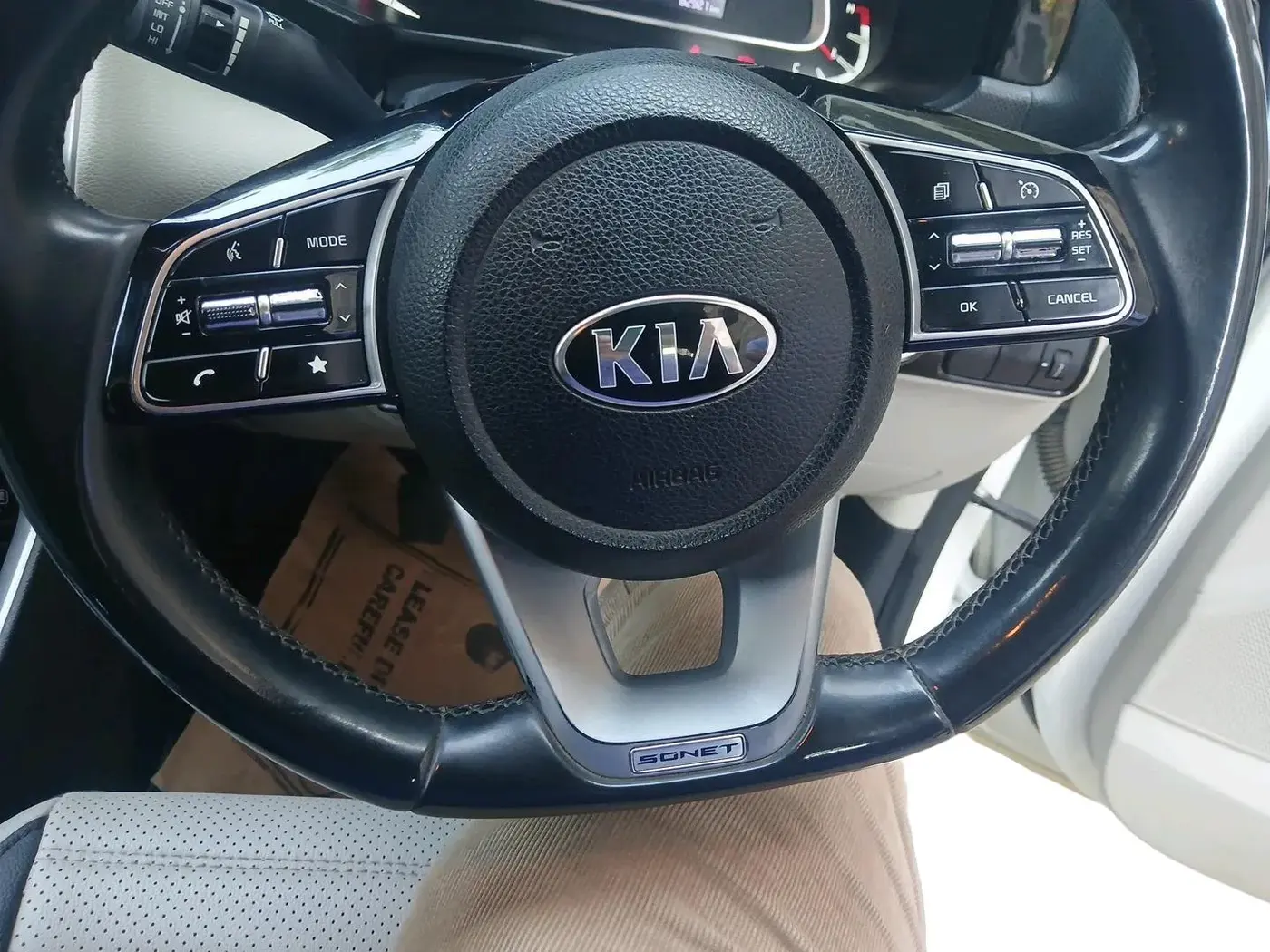 2021 KIA SONET HTX 1.5, Diesel, Manual, 82,921 km, interior