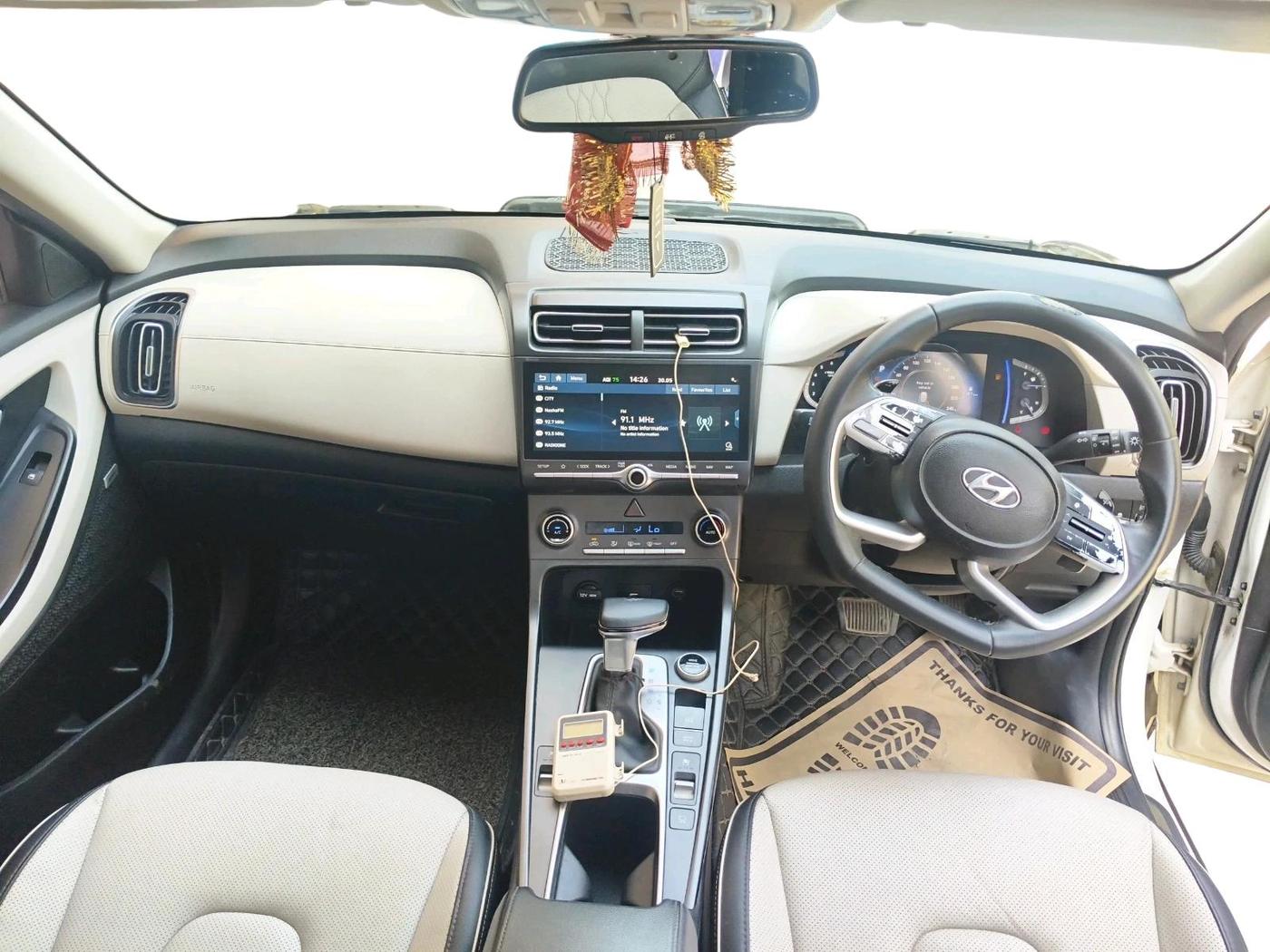 2022 Hyundai Creta SX (O) AT 1.5 DIESEL, Diesel, Automatic, 89,348 km, interior