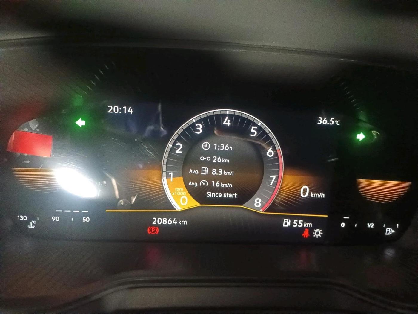 2024 Skoda KUSHAQ STYLE 1.0L TSI MT, Petrol, Manual, 20,864 km, interior
