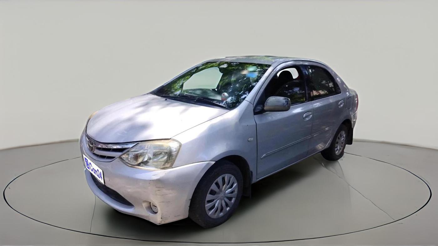 2012 Toyota Etios G, Petrol, Manual, 80,493 km, exterior