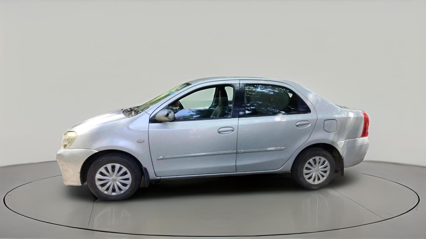 2012 Toyota Etios G, Petrol, Manual, 80,493 km, exterior