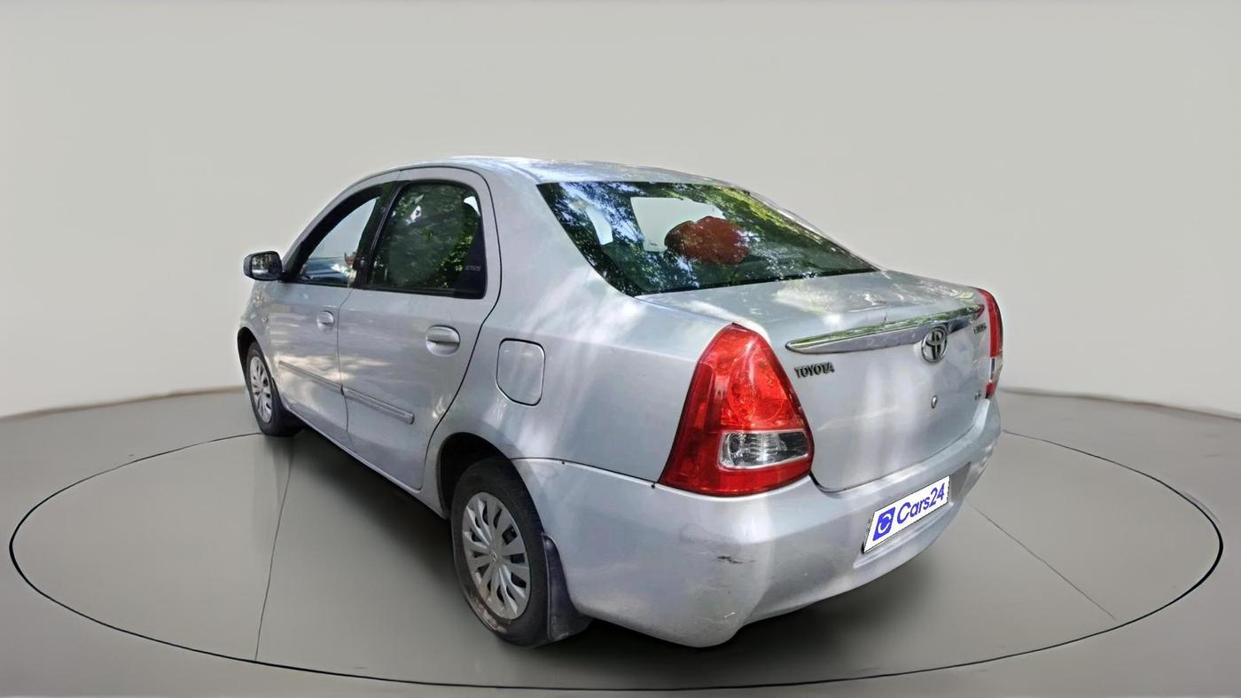 2012 Toyota Etios G, Petrol, Manual, 80,493 km, exterior