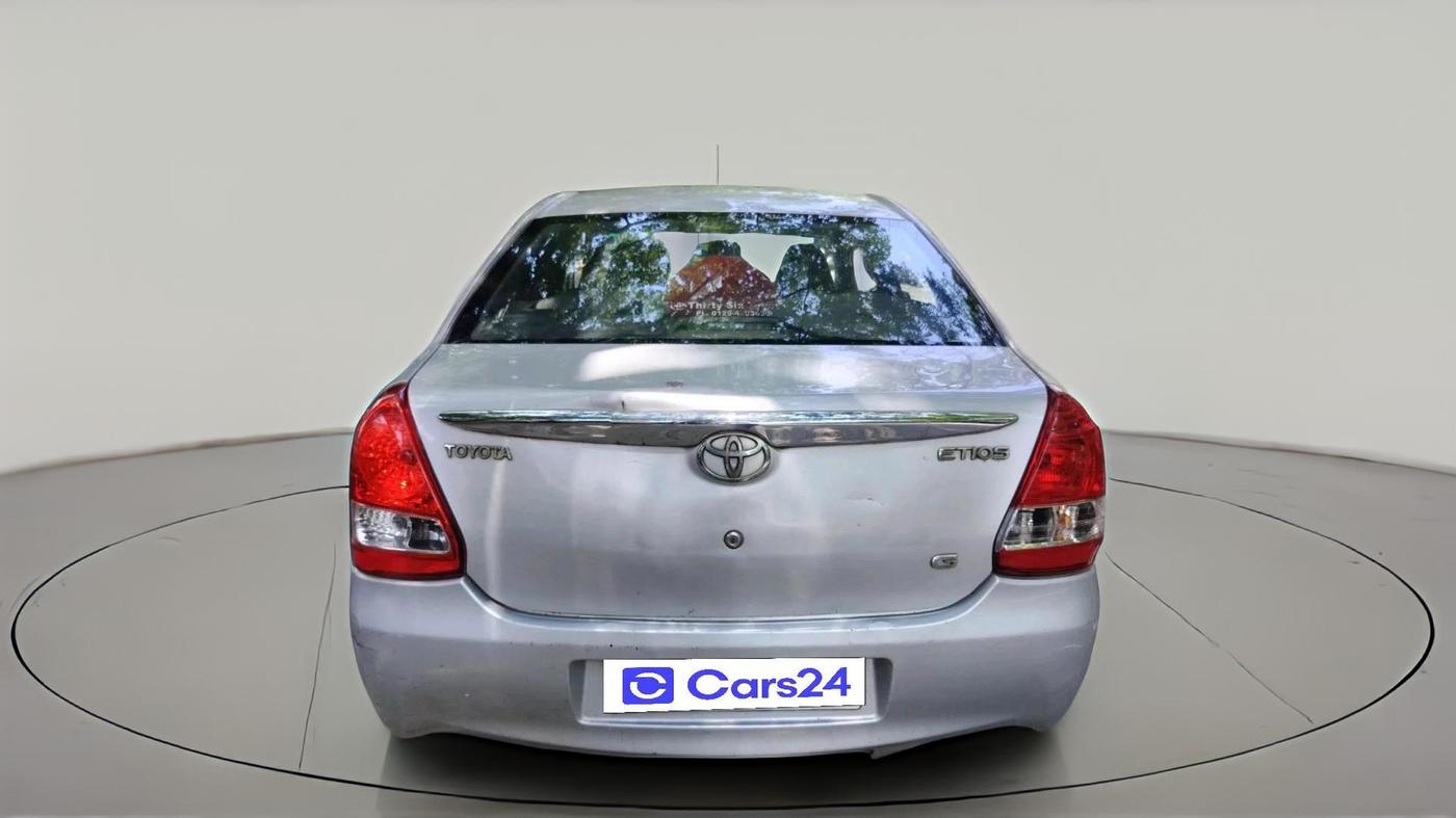2012 Toyota Etios G, Petrol, Manual, 80,493 km, exterior