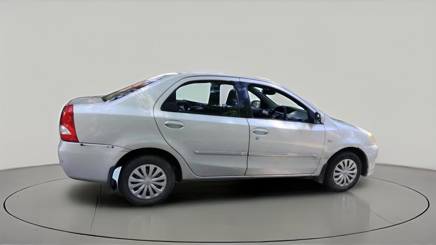 2012 Toyota Etios G, Petrol, Manual, 80,493 km, exterior