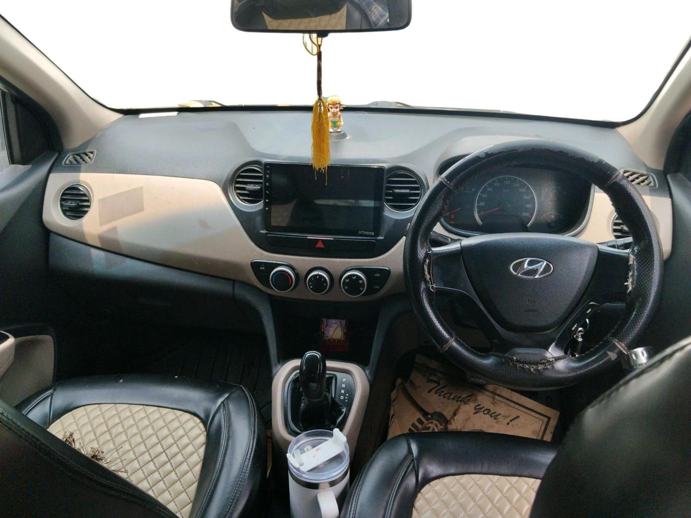 2017 Hyundai Grand i10 MAGNA AT 1.2 KAPPA VTVT, CNG, Automatic, 95,492 km, interior