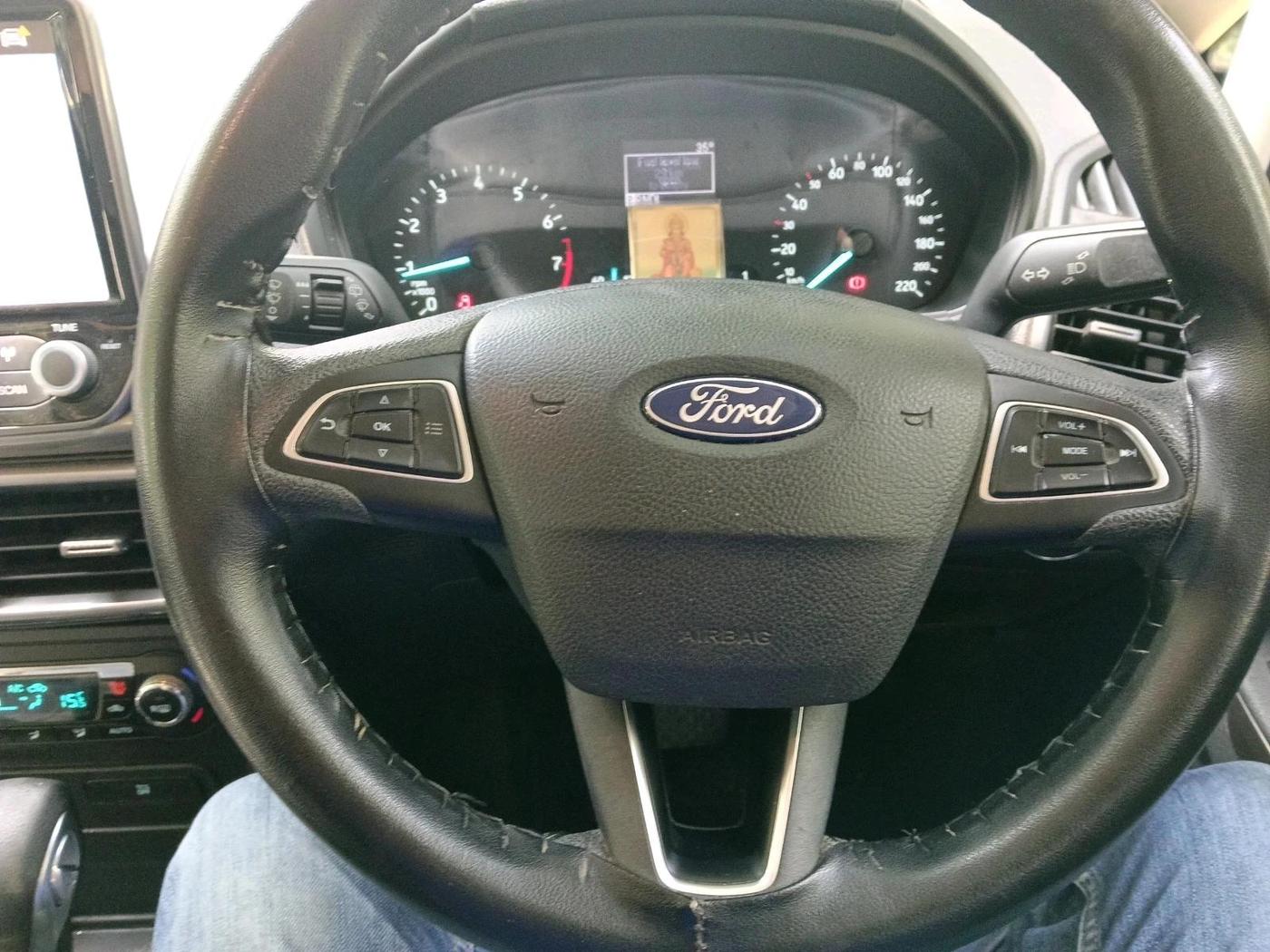2018 Ford Ecosport TREND + 1.5L PETROL AT, Petrol, Automatic, 96,971 km, interior
