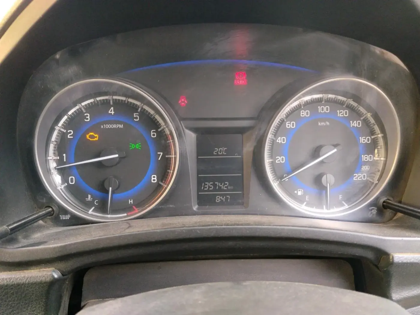 2016 Maruti Baleno DELTA PETROL 1.2, CNG, Manual, 1,35,742 km, interior